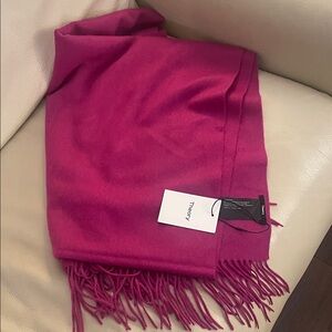 Gorgeous Theory Fuchsia Scarf shawl BNWT